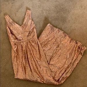 Rose Gold Sequin Gown ✨